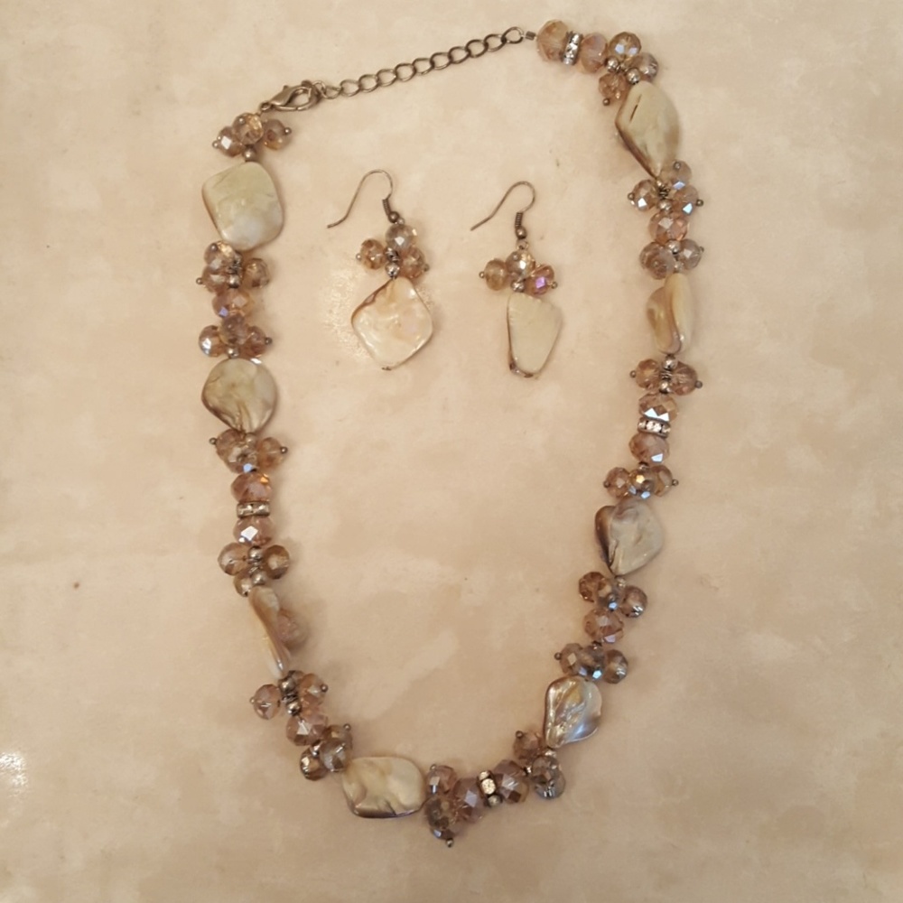 Necklace with matching earings